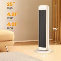 Electric Heater for Indoor with Thermostat 1500W - Image 2