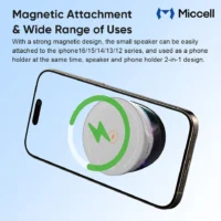Mini magnetic speaker with LED lighting - Image 6