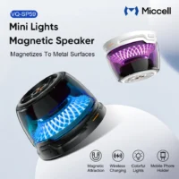 Mini magnetic speaker with LED lighting - Image 2