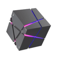 Rubik's cube shaped mini portable speaker