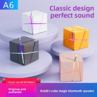 Rubik's cube shaped mini portable speaker - Image 2