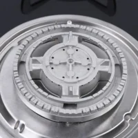 Four-burner built-in gas hob with a glass surface - Image 7