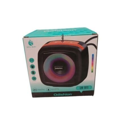 Haut-parleur Bluetooth LN-911 Odishion avec jeux de lumières musicales rechargeable, de haute qualité avec son fort et pur