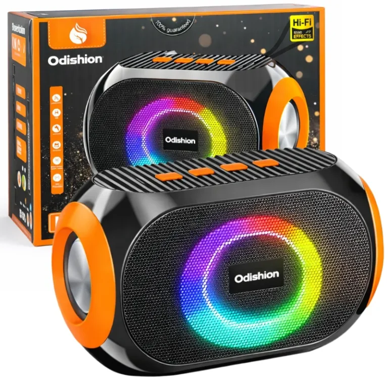 Odishion LN-718 – Enceinte Bluetooth LED Hi-Fi Portable - LHMIZA : Boutique d'achat produits beauté au Maroc - LHMIZA Shop
