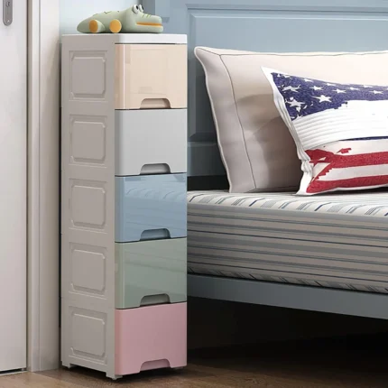 Optimisez votre espace avec notre Armoire Multicouche en Plastique 5 Étagères pour un Rangement Efficace