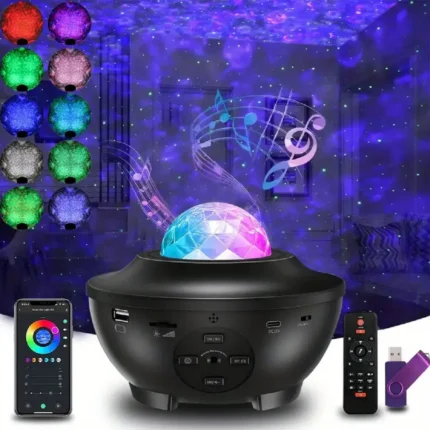 Projecteur à lumière de nuit avec télécommande