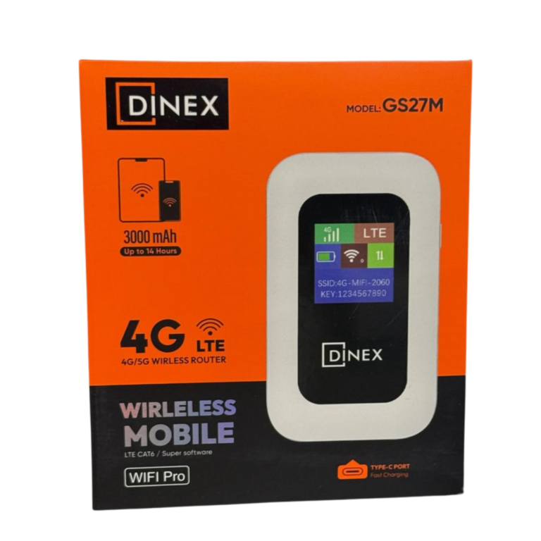 Wirleless Mobile DINEX 4G LTE – Routeur WiFi Portable Haute Performance